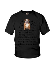 Bulldog My Family 2905 Youth T-Shirt thumbnail