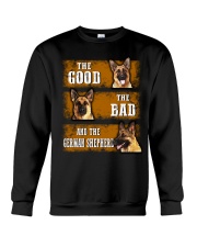 German Shepherd Good Bad Crewneck Sweatshirt thumbnail