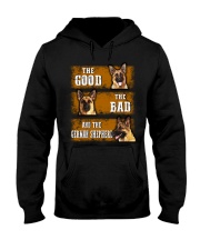 German Shepherd Good Bad Hooded Sweatshirt thumbnail