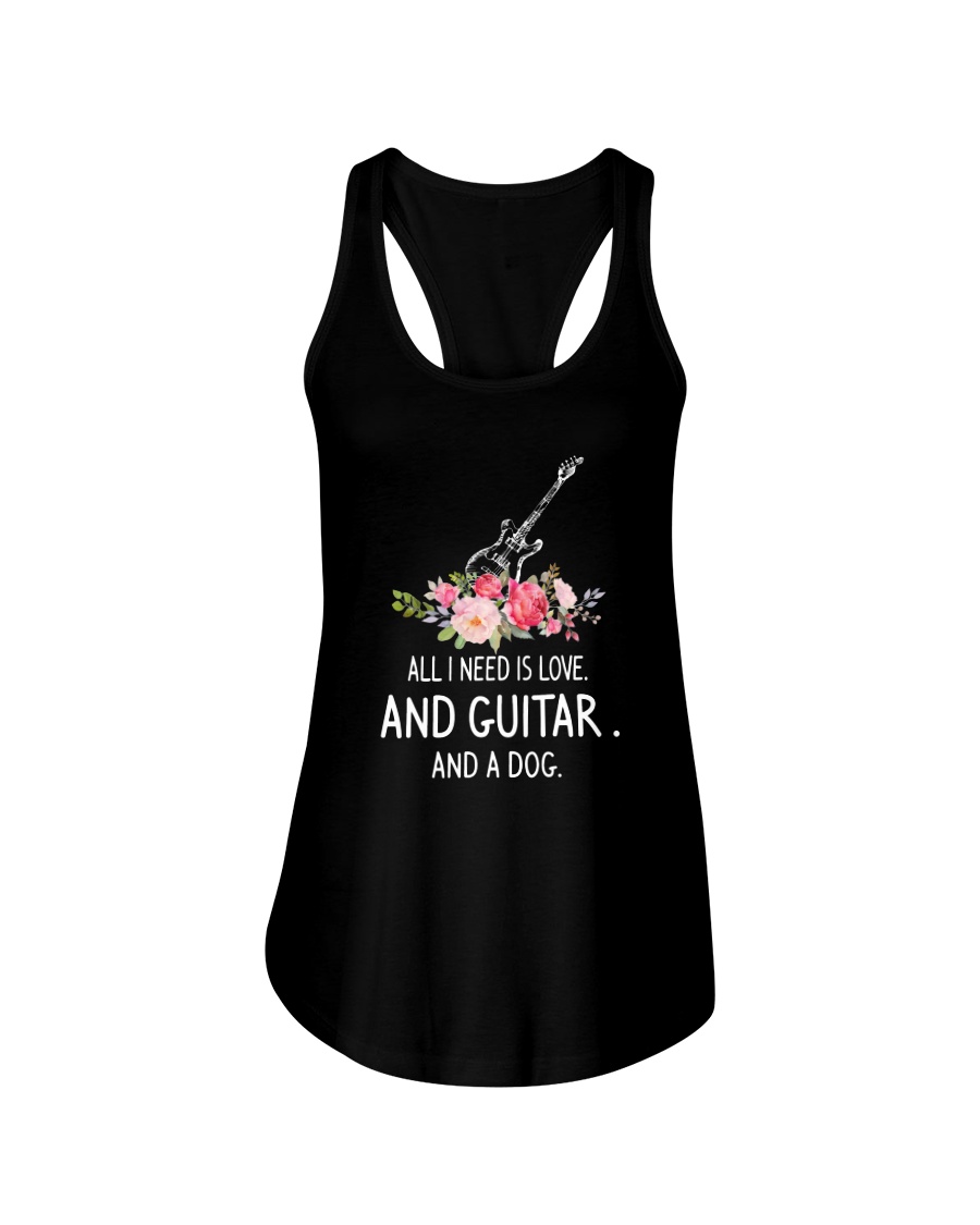 Guitar And Dog 2304 Ladies Flowy Tank