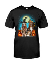Gaea - Basset Hound Halloween - 1608 - 13 Classic T-Shirt front