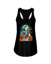Gaea - Basset Hound Halloween - 1608 - 13 Ladies Flowy Tank thumbnail