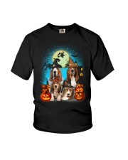 Gaea - Basset Hound Halloween - 1608 - 13 Youth T-Shirt thumbnail