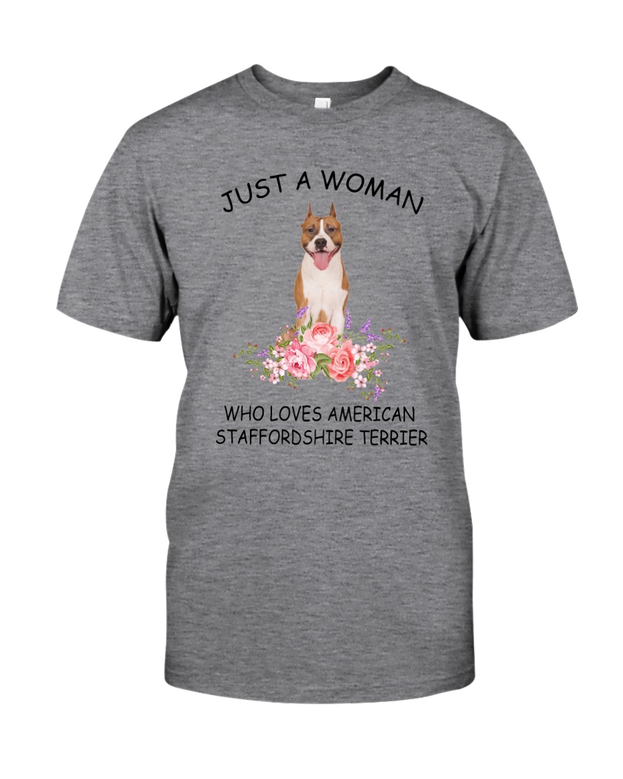 American Staffordshire Terrier Love Woman 2104 Classic T-Shirt