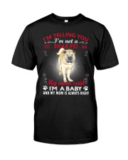 Shar Pei Telling Mom Classic T-Shirt front