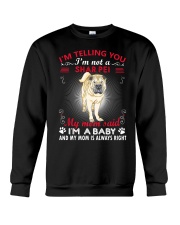 Shar Pei Telling Mom Crewneck Sweatshirt thumbnail
