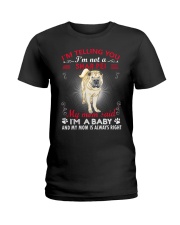 Shar Pei Telling Mom Ladies T-Shirt thumbnail