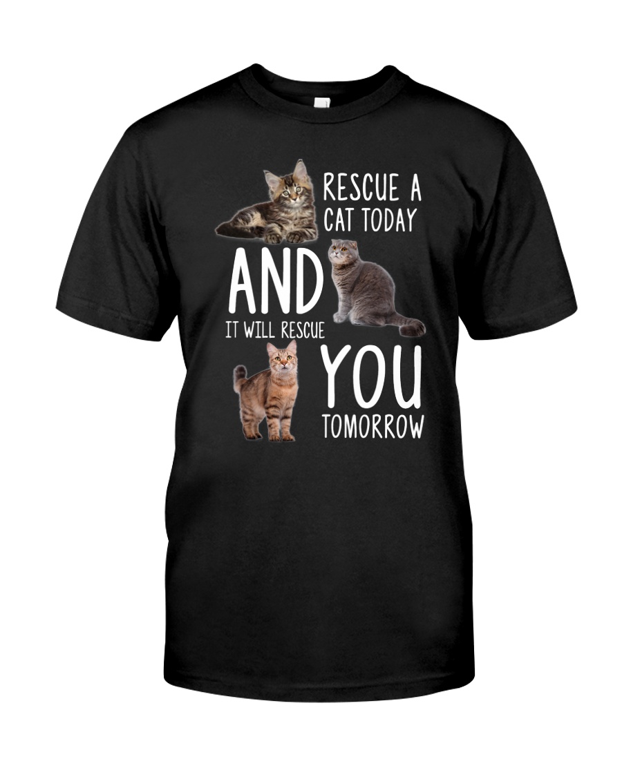Rescue A Cat 2505 Classic T-Shirt
