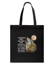 Wolf Courage 3105 Tote Bag thumbnail