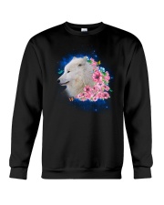 Wolf Flower 1005 Crewneck Sweatshirt thumbnail