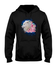 Wolf Flower 1005 Hooded Sweatshirt thumbnail