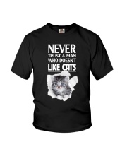 Cat Never Trust Human 1605 Youth T-Shirt thumbnail