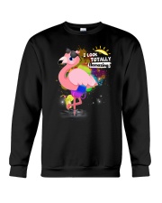 Flamingo Funny 1306 Crewneck Sweatshirt thumbnail