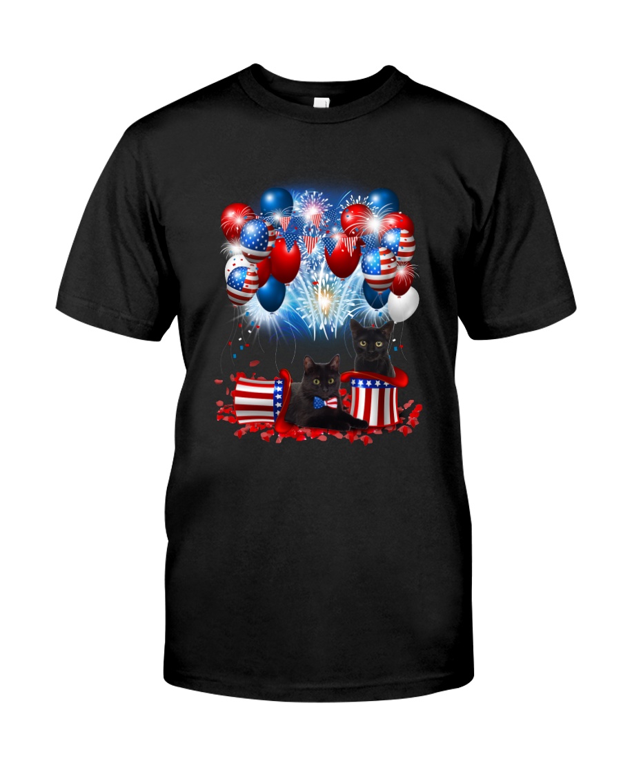 Black Cat Holiday D2105 Classic T-Shirt