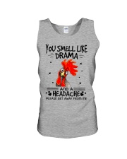 You smell like drama Unisex Tank thumbnail
