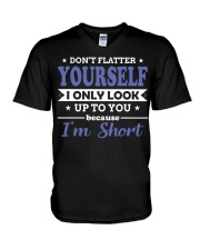 Don't flatter yourself V-Neck T-Shirt thumbnail