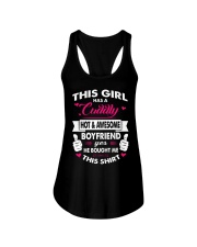 Girlfriend T-Shirt - This girl has a hot boyfriend Ladies Flowy Tank thumbnail