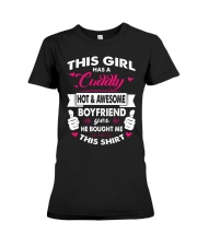 Girlfriend T-Shirt - This girl has a hot boyfriend Premium Fit Ladies Tee thumbnail
