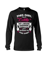 Girlfriend T-Shirt - This girl has a hot boyfriend Long Sleeve Tee thumbnail