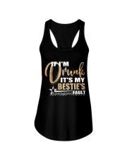 IF I'M DRUNK IT'S MY BESTIE'S FAULT Ladies Flowy Tank thumbnail