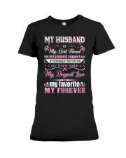 Wife T-Shirt - My Husband is my best friend Premium Fit Ladies Tee thumbnail
