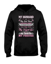 Wife T-Shirt - My Husband is my best friend Hooded Sweatshirt thumbnail