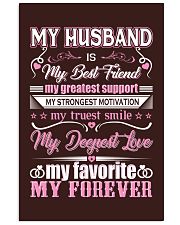 Wife T-Shirt - My Husband is my best friend 11x17 Poster thumbnail