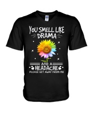 You Smell Like Drama V-Neck T-Shirt thumbnail