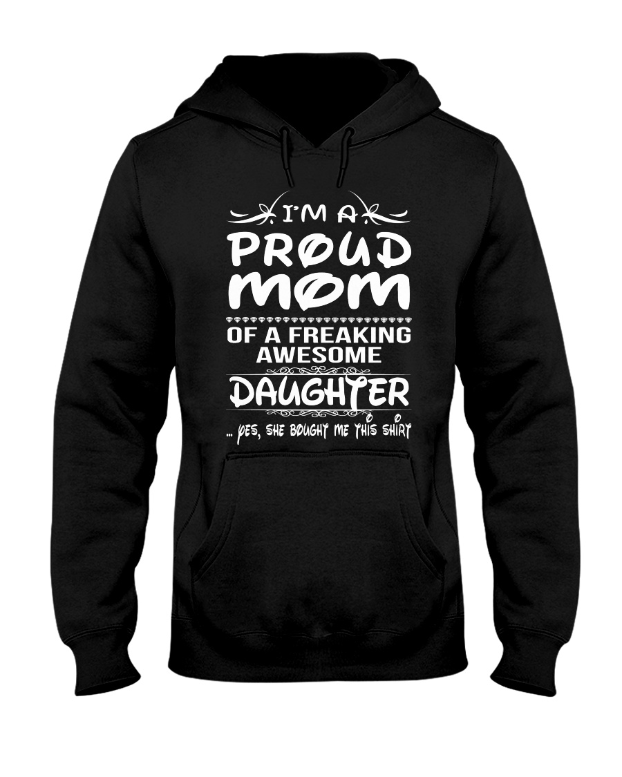 Proud Mom Hooded Sweatshirt