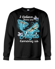I BELIEVE THERE ARE ANGELS AMONG US Crewneck Sweatshirt thumbnail