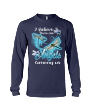 I BELIEVE THERE ARE ANGELS AMONG US Long Sleeve Tee front