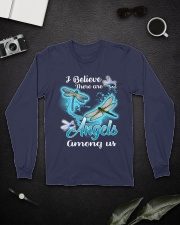 I BELIEVE THERE ARE ANGELS AMONG US Long Sleeve Tee lifestyle-unisex-longsleeve-front-5