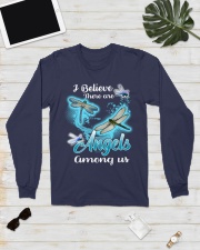 I BELIEVE THERE ARE ANGELS AMONG US Long Sleeve Tee lifestyle-unisex-longsleeve-front-6