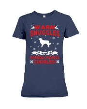 Maremma Sheepdog Ugly Christmas Sweater Funny Gift Premium Fit Ladies Tee thumbnail