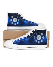 Moon Shoes Men's High Top White Shoes inside-right-outside-right