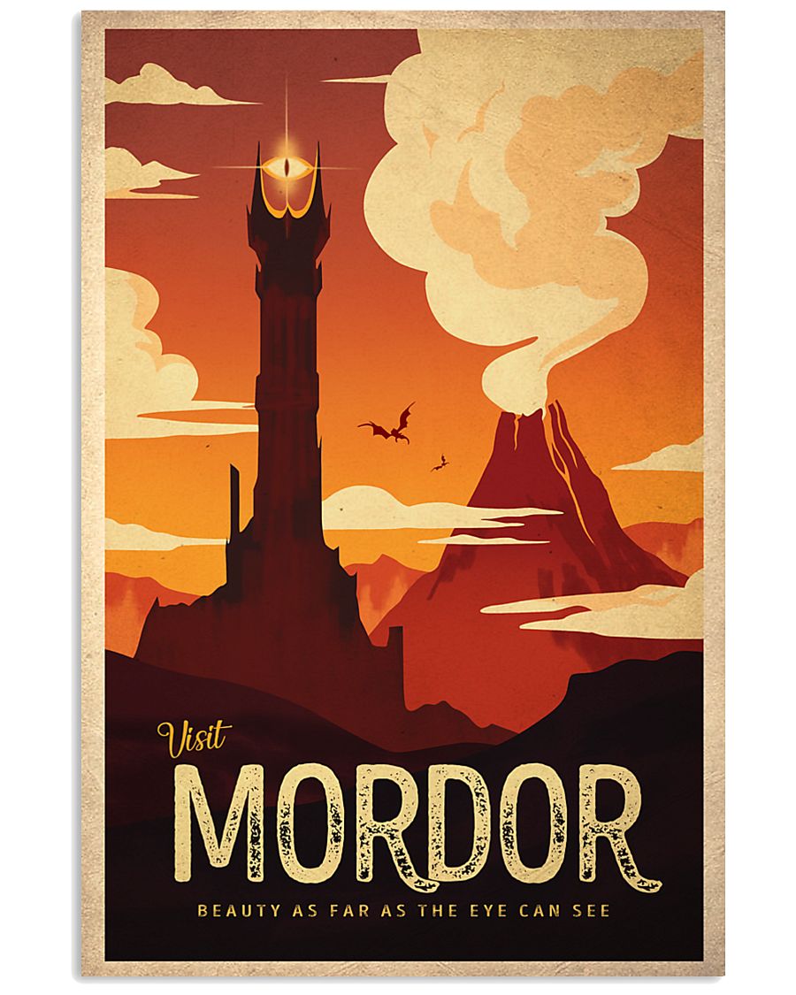 visit mordor 24x36 Poster