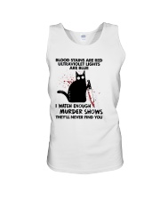 Blood stains are red Unisex Tank tile
