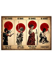 Be Strong Girl 17x11 Poster front
