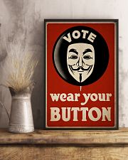 Vote Button 24x36 Poster lifestyle-poster-3