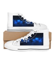 moons shoes Men's High Top White Shoes inside-left-outside-left