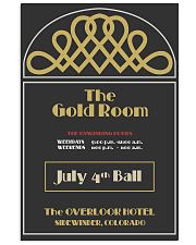 gold room 24x36 Poster front