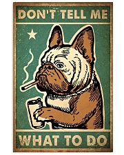 Pug Don't Tell Me 24x36 Poster front