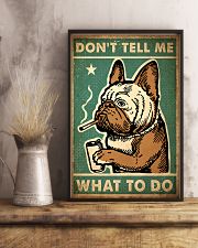 Pug Don't Tell Me 24x36 Poster lifestyle-poster-3