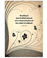 reading solitude 24x36 Poster front