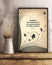 reading solitude 24x36 Poster lifestyle-poster-3