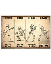 Be Strong Fencing 17x11 Poster front