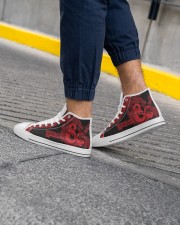 Dragon Shoes Men's High Top White Shoes aos-complex-men-white-high-top-shoes-lifestyle-inside-left-outside-left-07