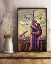 Sloth in City 24x36 Poster lifestyle-poster-3