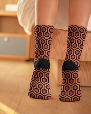 Red socks Crew Length Socks aos-accessory-crew-length-socks-lifestyle-back-01