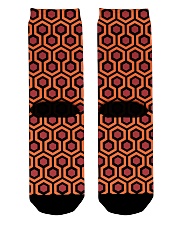 Red socks Crew Length Socks back